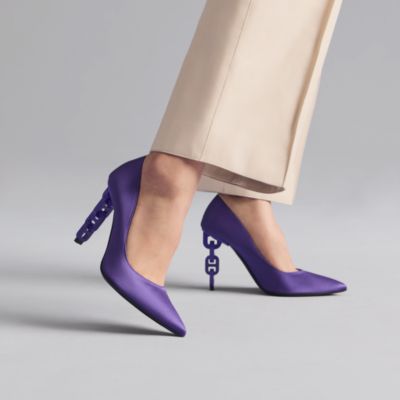 Purple - Mirage - Hermès women's shoes & leather footwear | Hermès USA